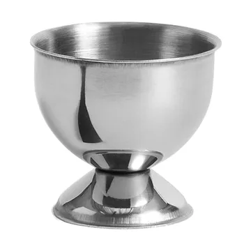 Essential Steel egg cup - Stainless steel, 4.5xØ4.5 cm - HAY