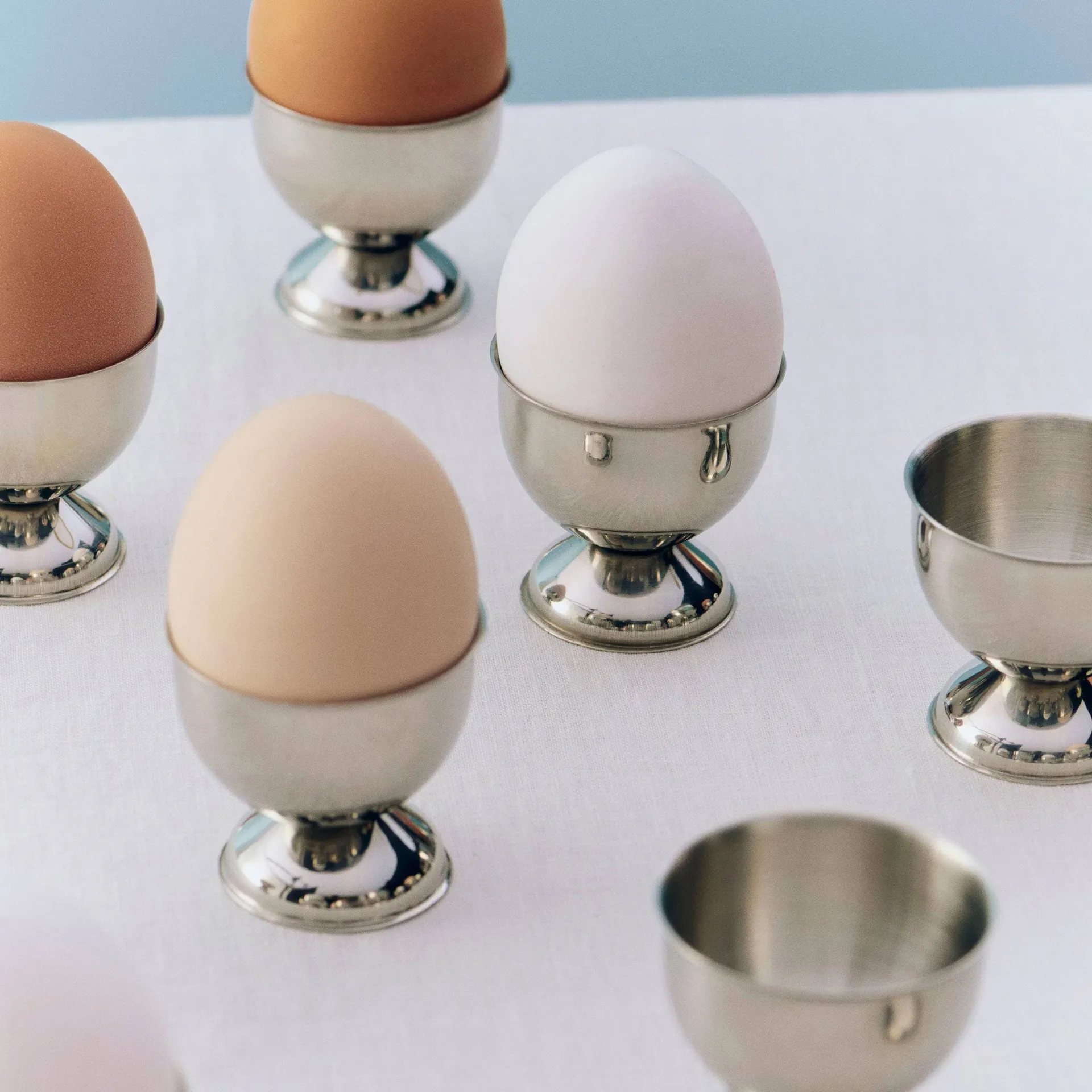 Essential Steel egg cup, Stainless steel, 4.5xØ4.5 cm HAY