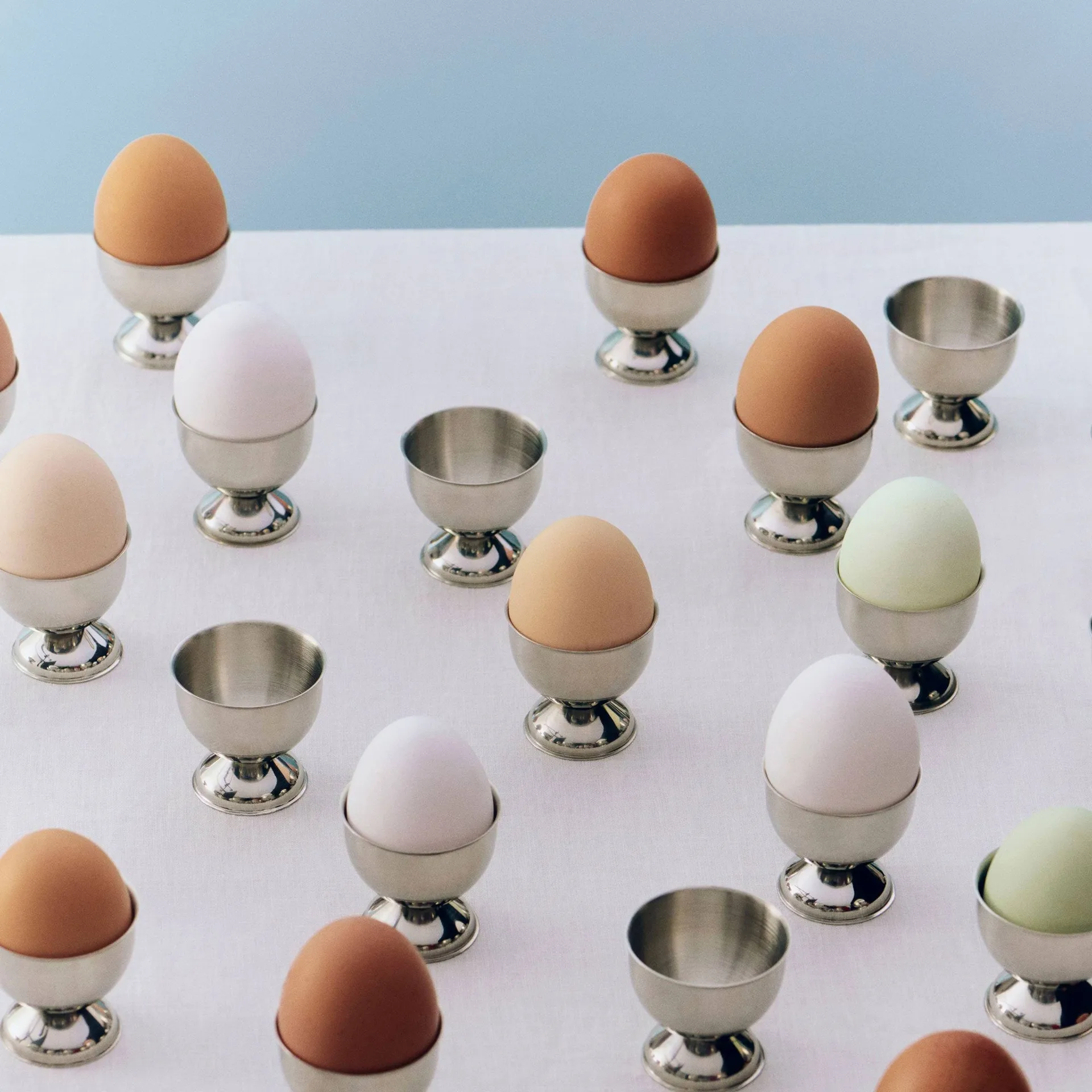Essential Steel egg cup, Stainless steel, 4.5xØ4.5 cm HAY