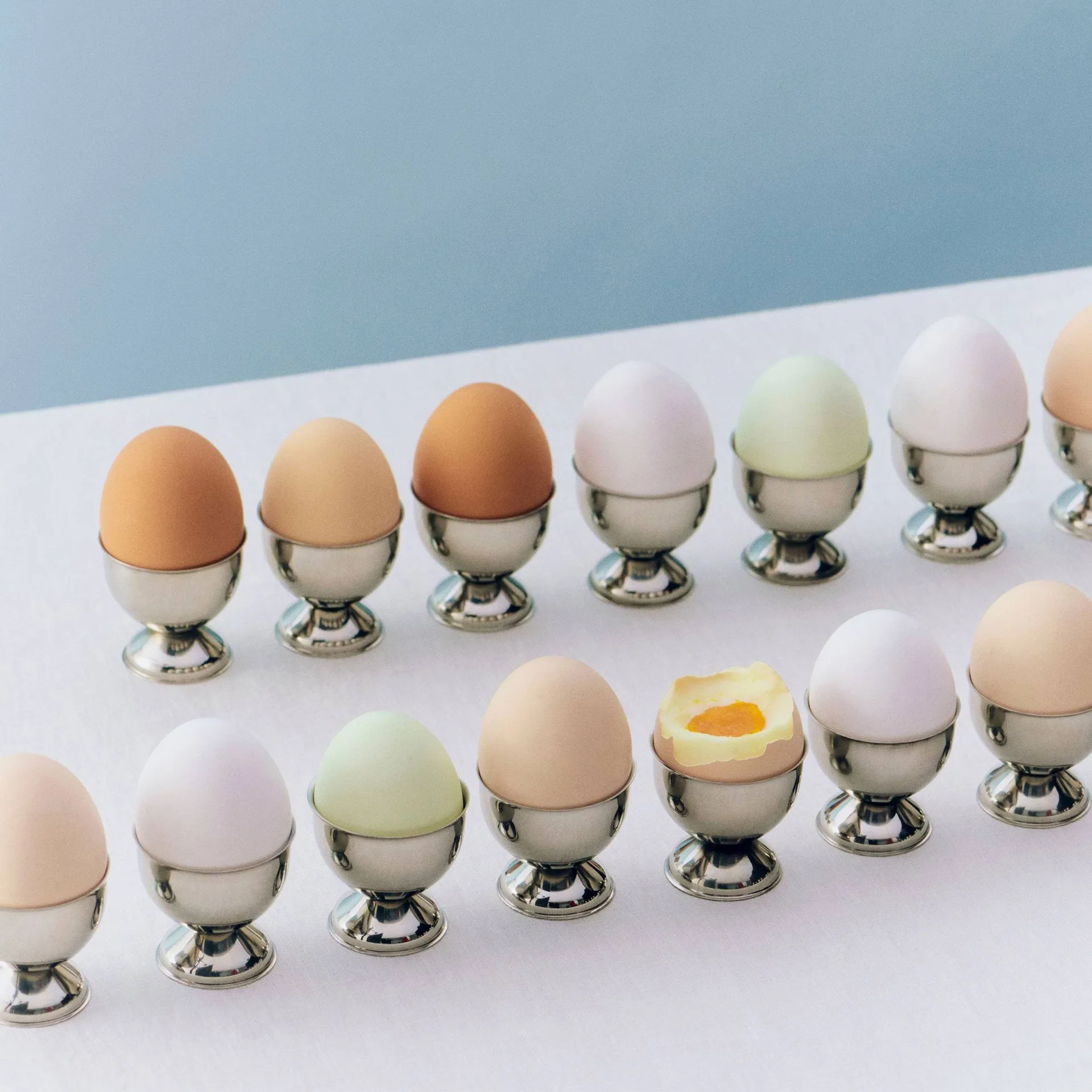 Essential Steel egg cup, Stainless steel, 4.5xØ4.5 cm HAY