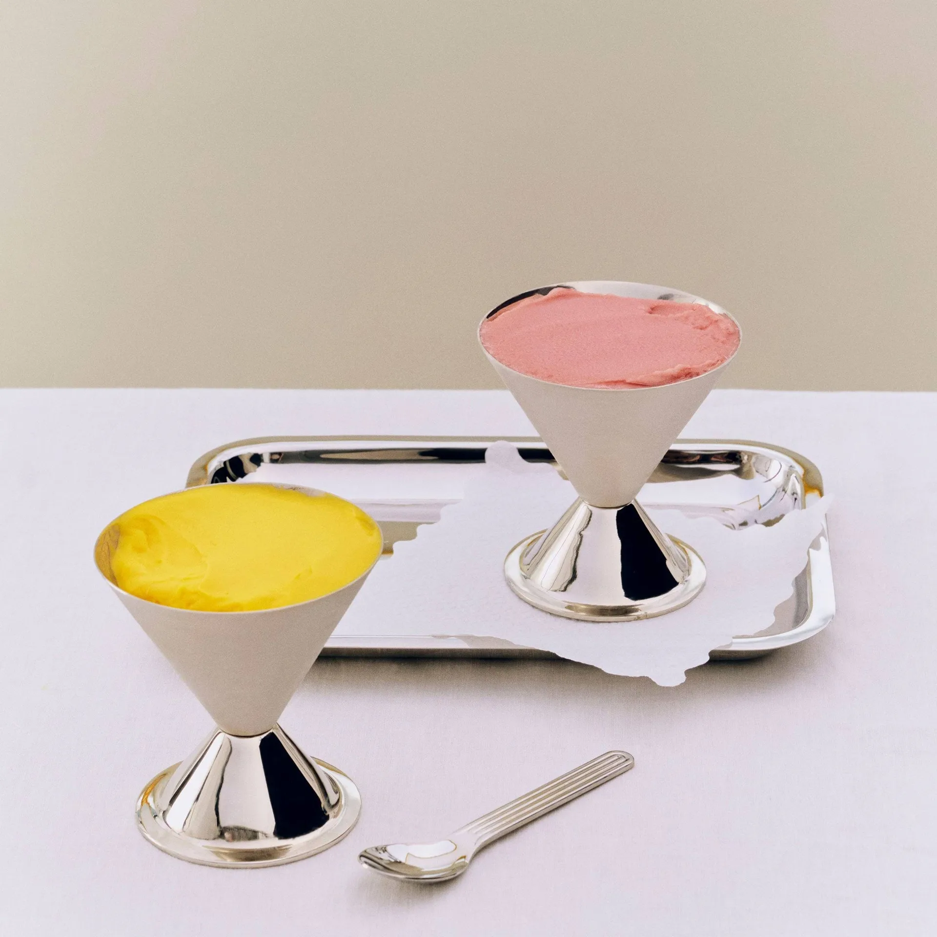 Essential Steel glass bowl, Stainless steel, 10.5xØ10 cm HAY
