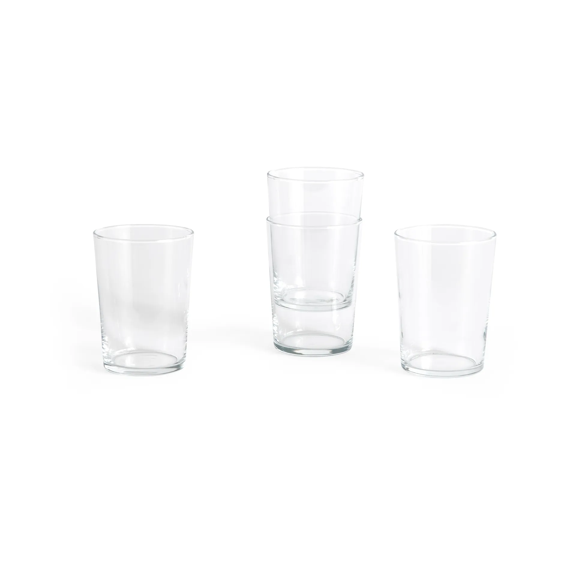 Glass drinking glass L 49 cl 4-pack, Clear HAY