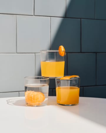 Glass drinking glass M 36 cl 4-pack - Clear - HAY