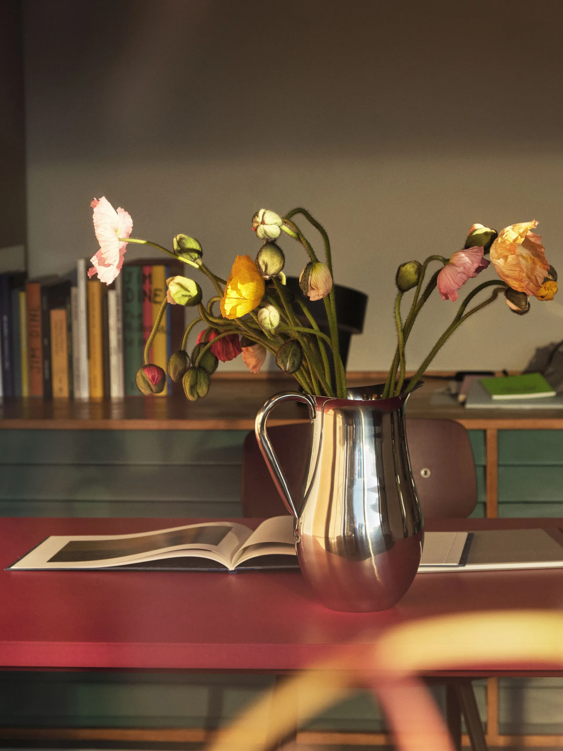 Indian Steel Pitcher No. 2 pot 3.25 L, Stainless steel HAY