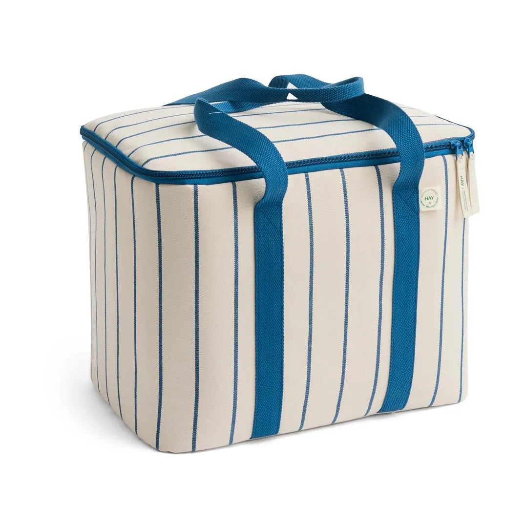 Outdoor Market cooler bag, Blue-beige HAY