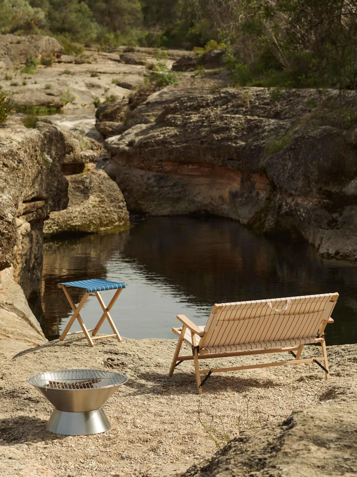 Outdoor Market grill, Stainless steel, Ø60 cm HAY