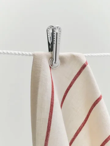 Outdoor Market kitchen towel - Beige-red, 2-pack - HAY