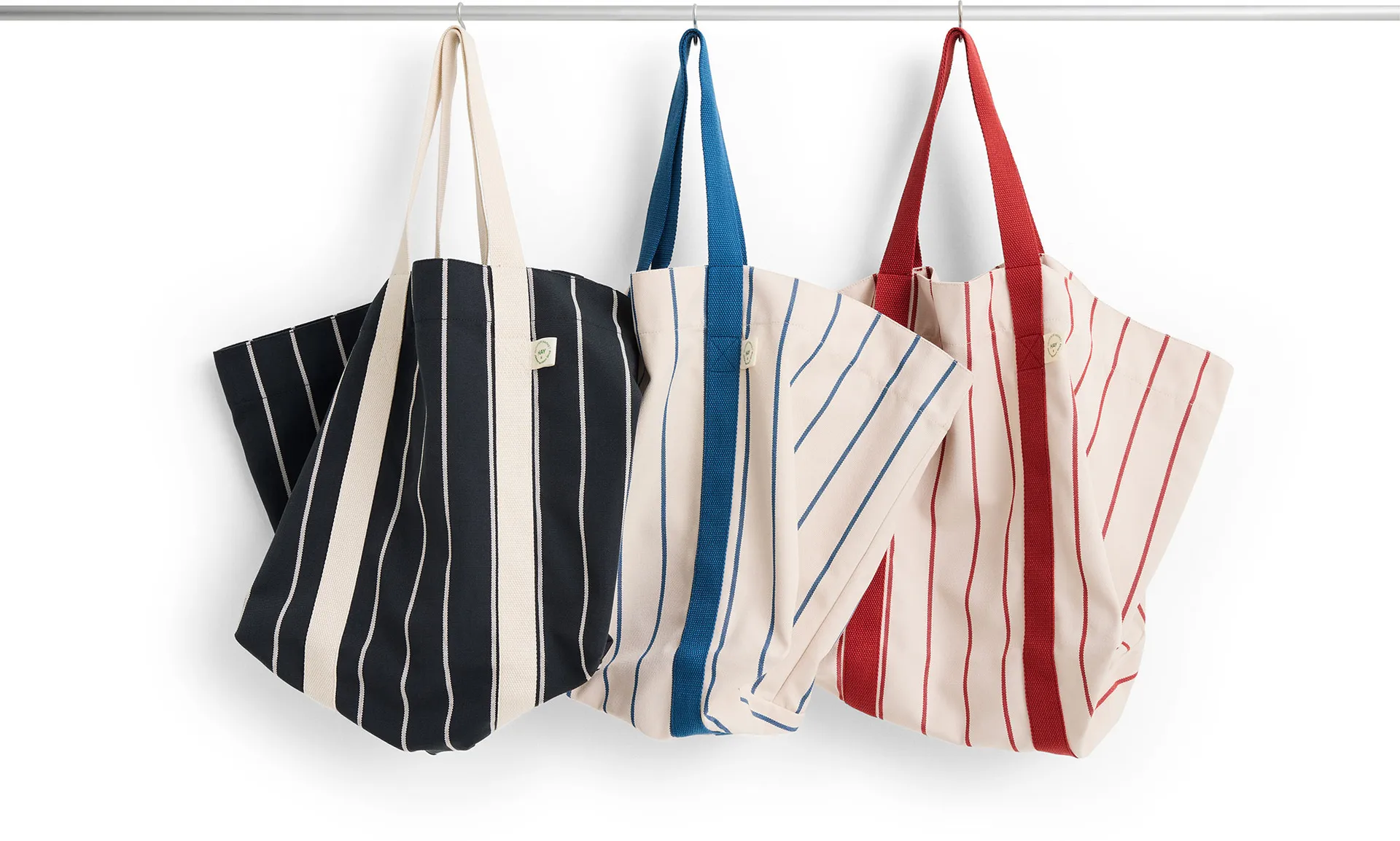 Outdoor Market picnic bag, Blue-beige, medium HAY