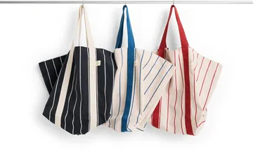 Outdoor Market picnic bag - Blue-beige, medium - HAY