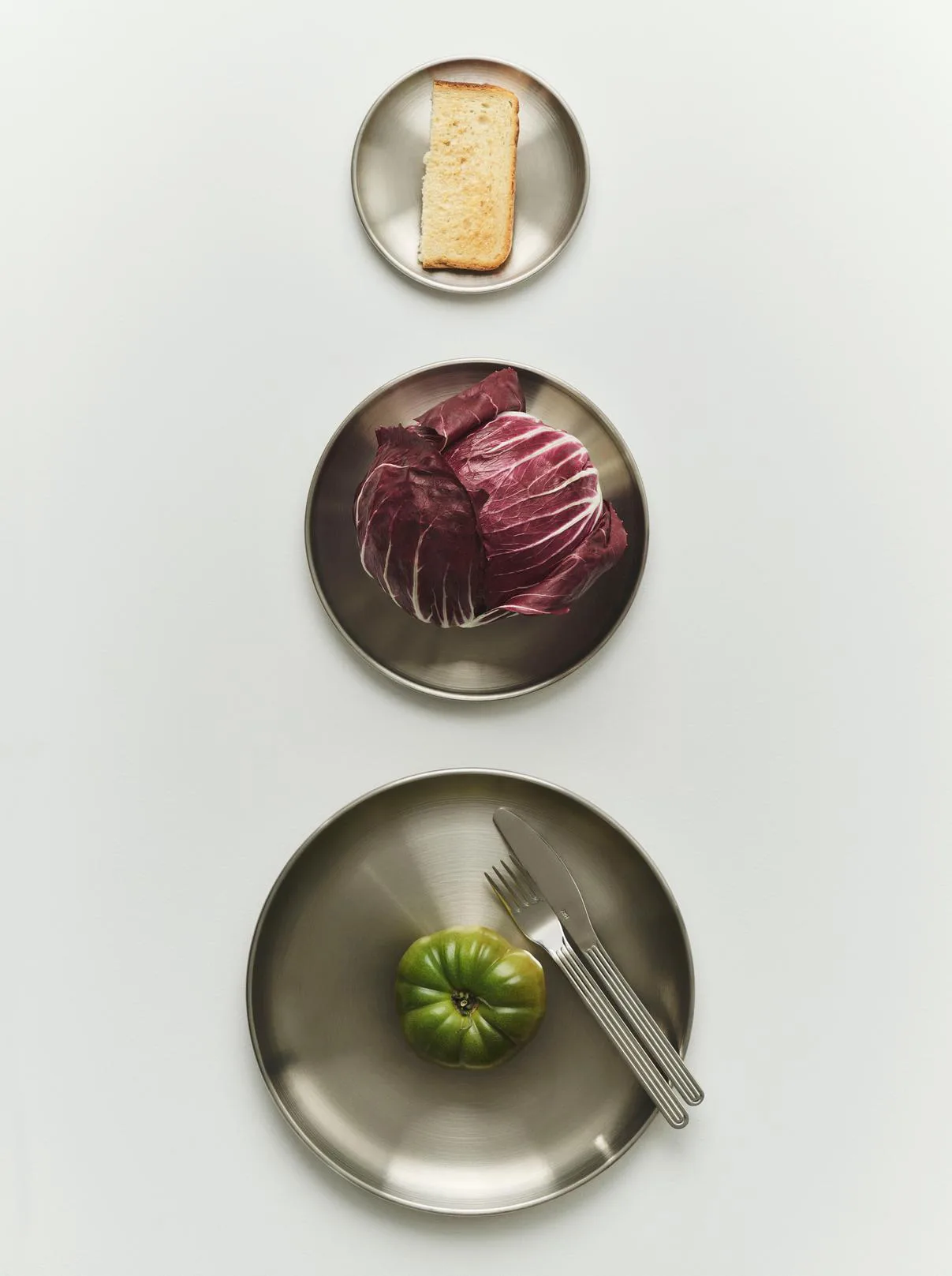 Outdoor Market plate, Stainless steel, Ø13.5 cm, 2-pack HAY