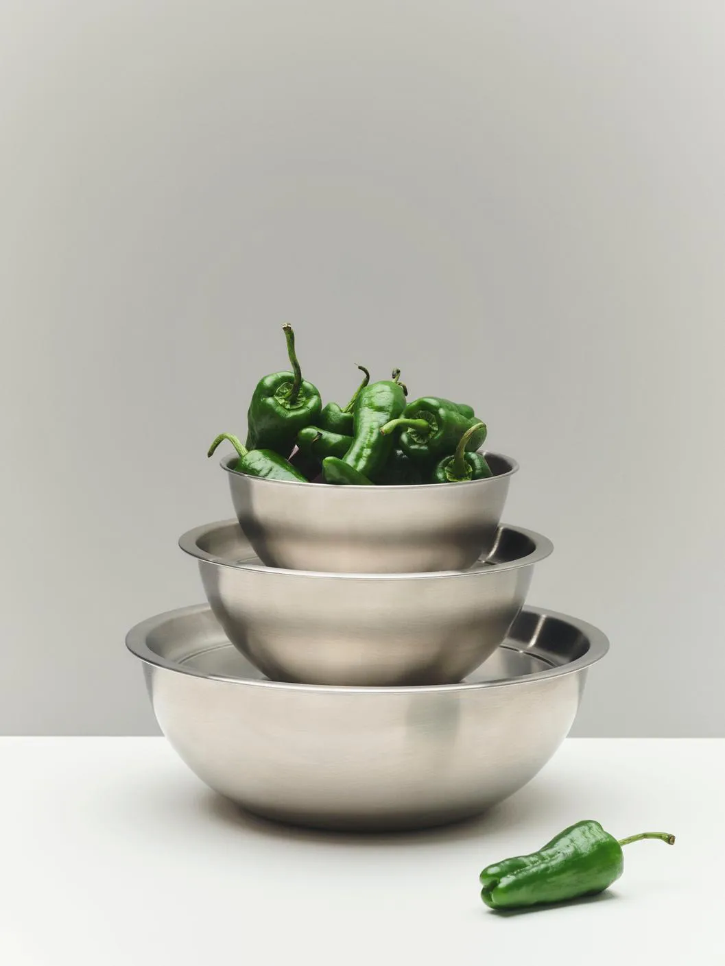 Outdoor Market serving bowl with lid, Stainless steel, large HAY