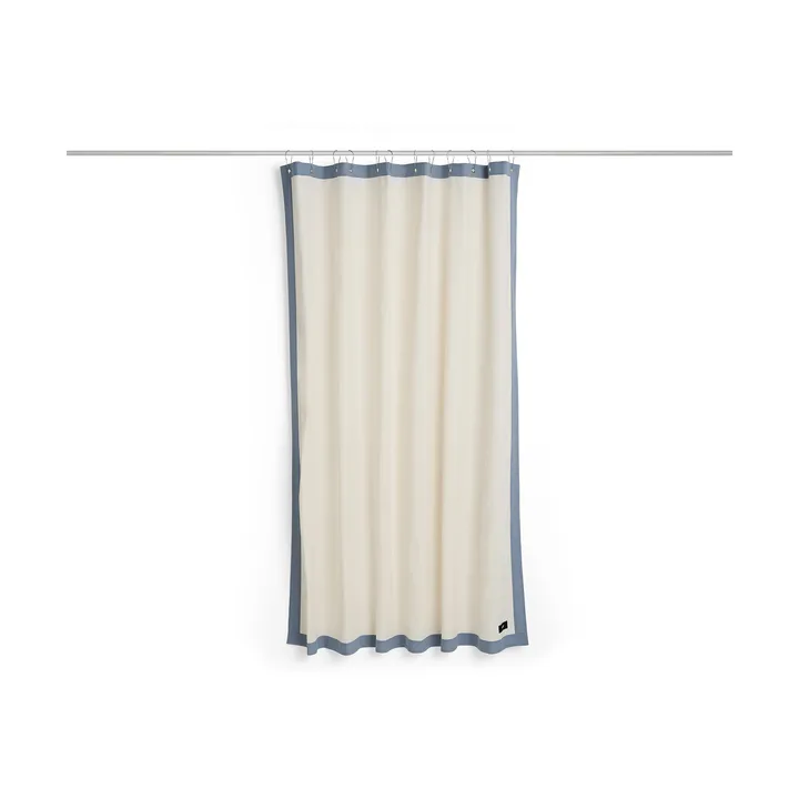 Outline shower curtain - Cream and blue - HAY