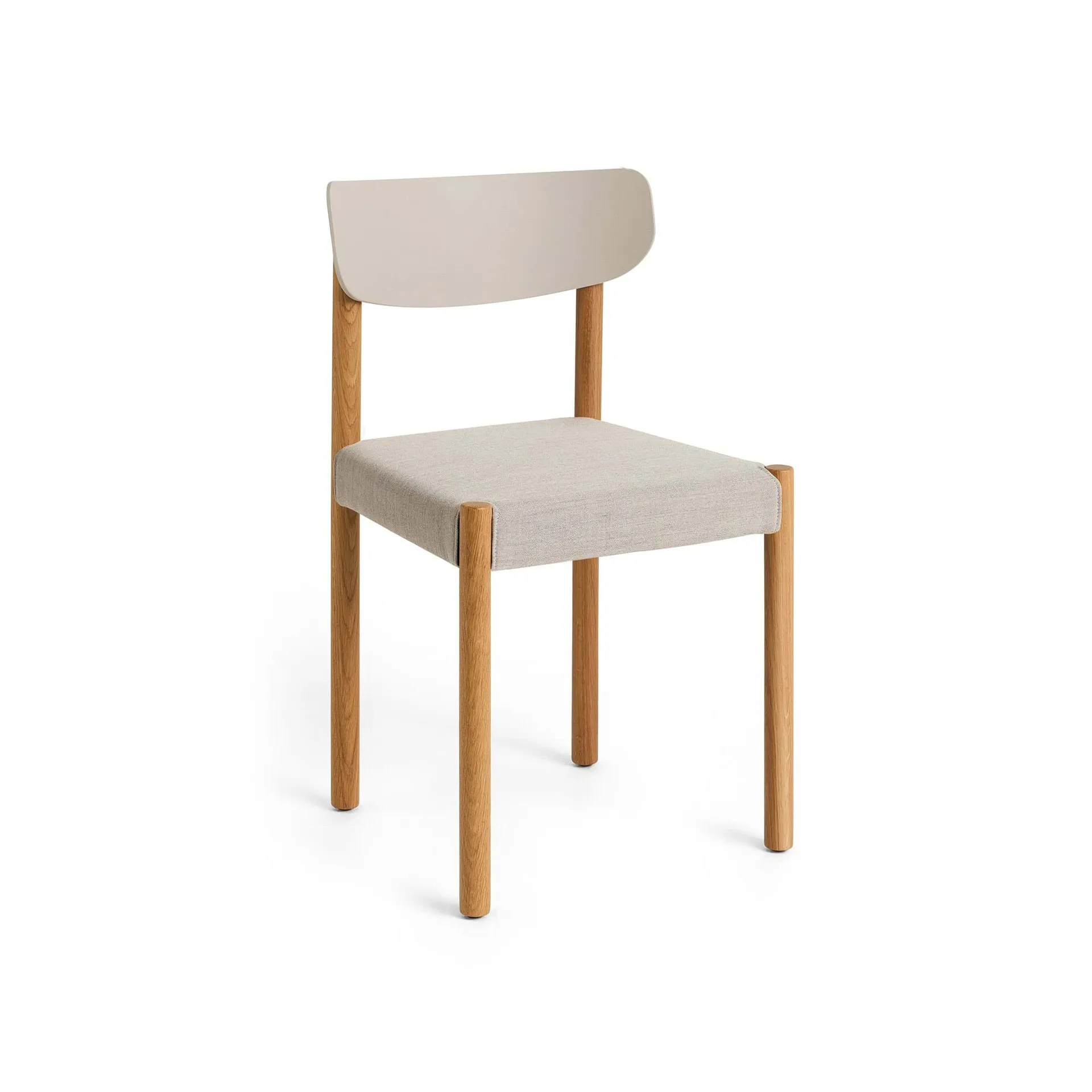 Pack Chair 11 chair, Oiled oak-chalk grey-Remix 126 HAY