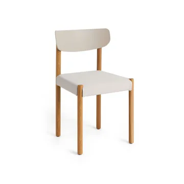 Pack Chair 11 chair - Oiled oak-chalk grey-Steelcut 220 - HAY