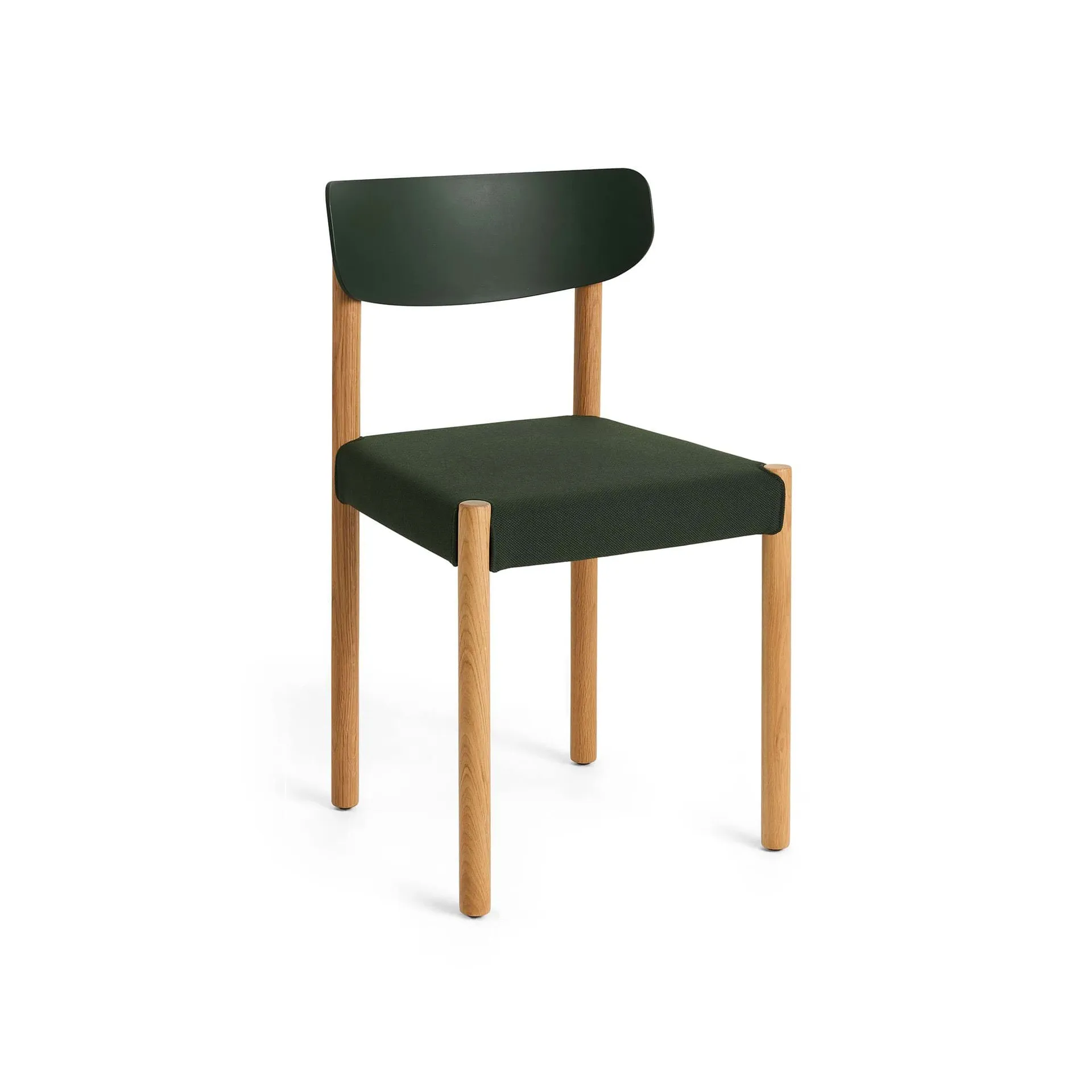 Pack Chair 11 chair, Oiled oak-palm green-Steelcut 975 HAY