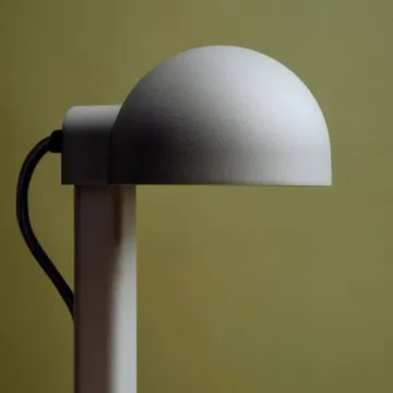 Posto table lamp - Silver grey - HAY