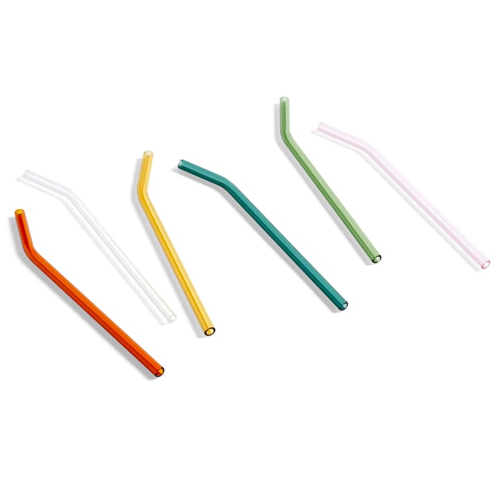 Sip Smooth straw 6-pack, multi HAY