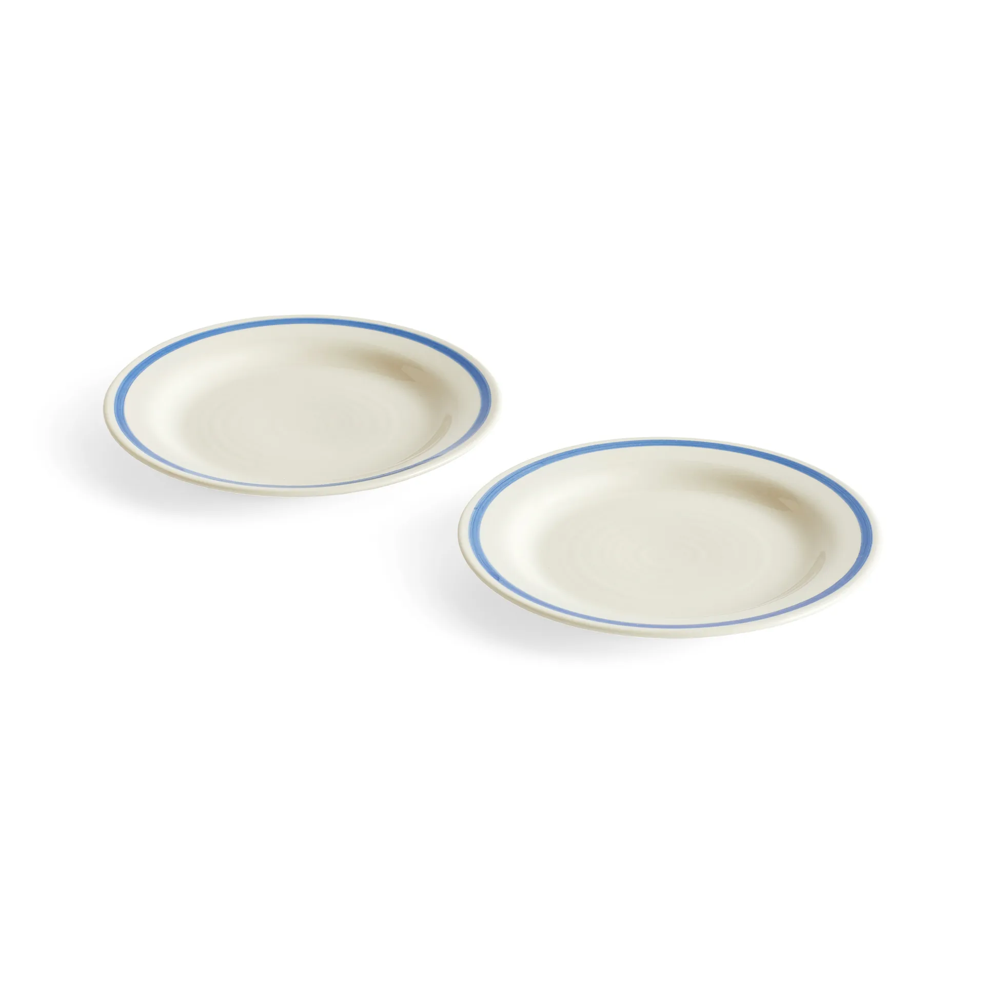 Sobremesa plate Ø18.5 cm 2-pack, Blue HAY