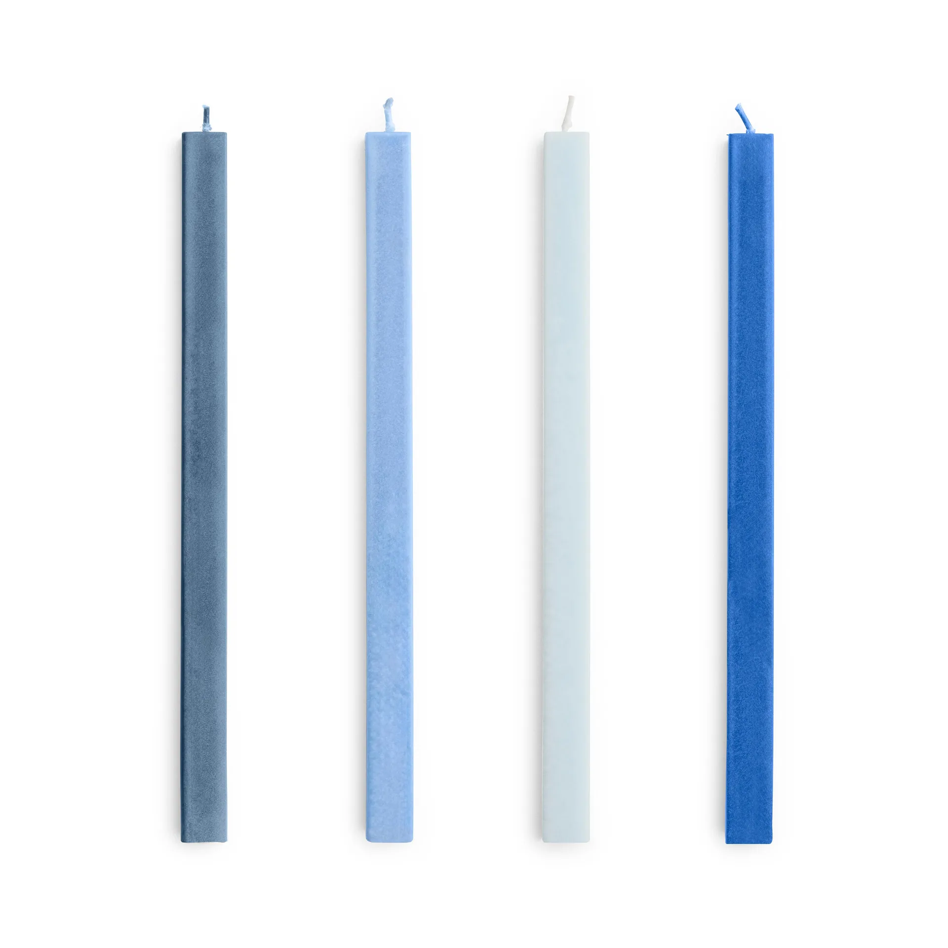 Square Candle light mix 4-pack, Blues HAY