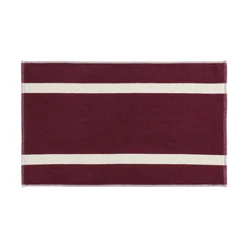 Stripe bath mat - Burgundy, 50x80 cm - HAY