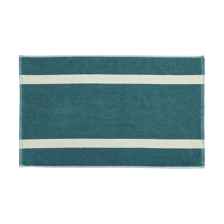 Stripe bath mat - Petrol blue, 50x80 cm - HAY