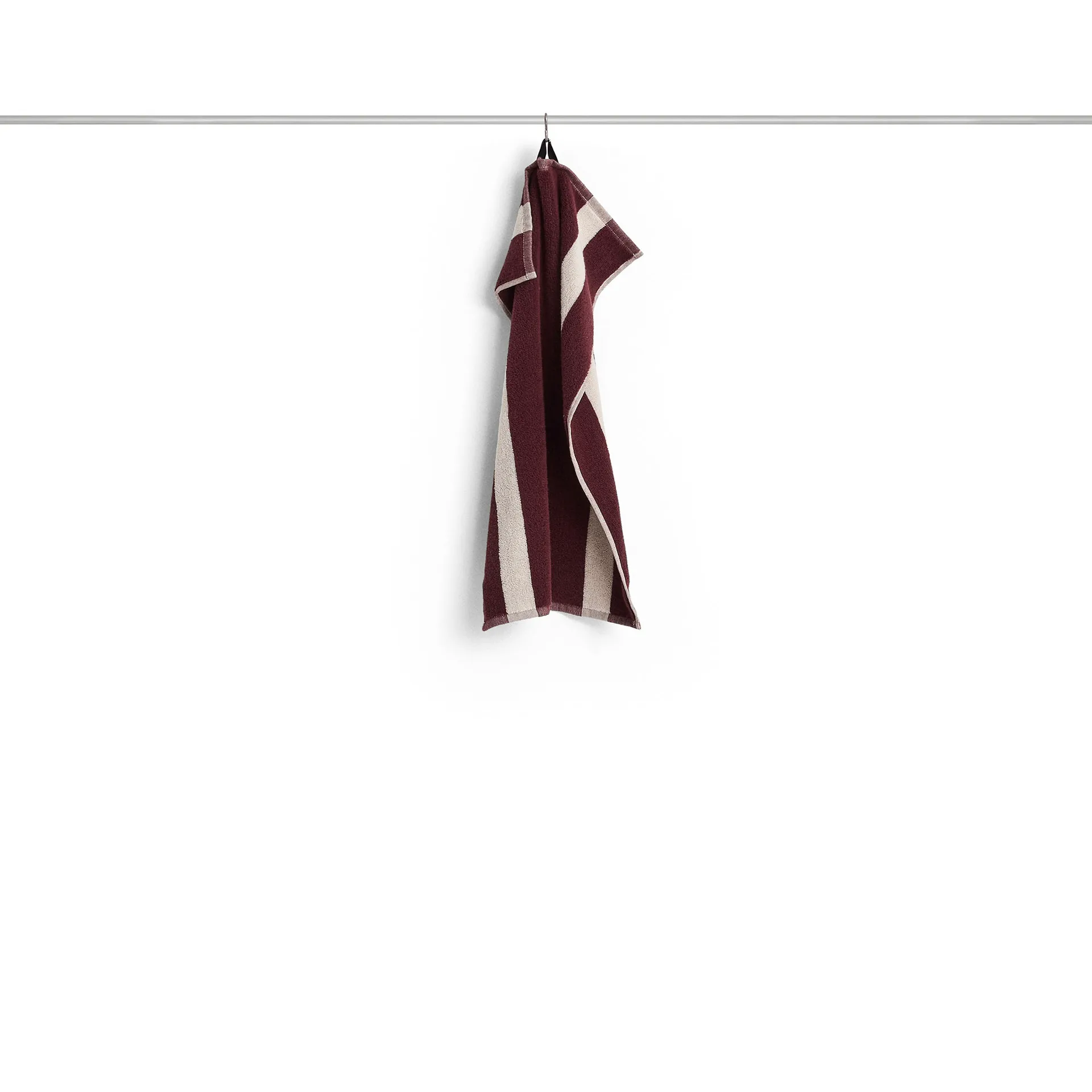Stripe towel, Burgundy, 40x60 cm HAY