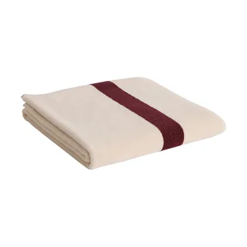 Stripe towel - Burgundy, 70x140 cm - HAY