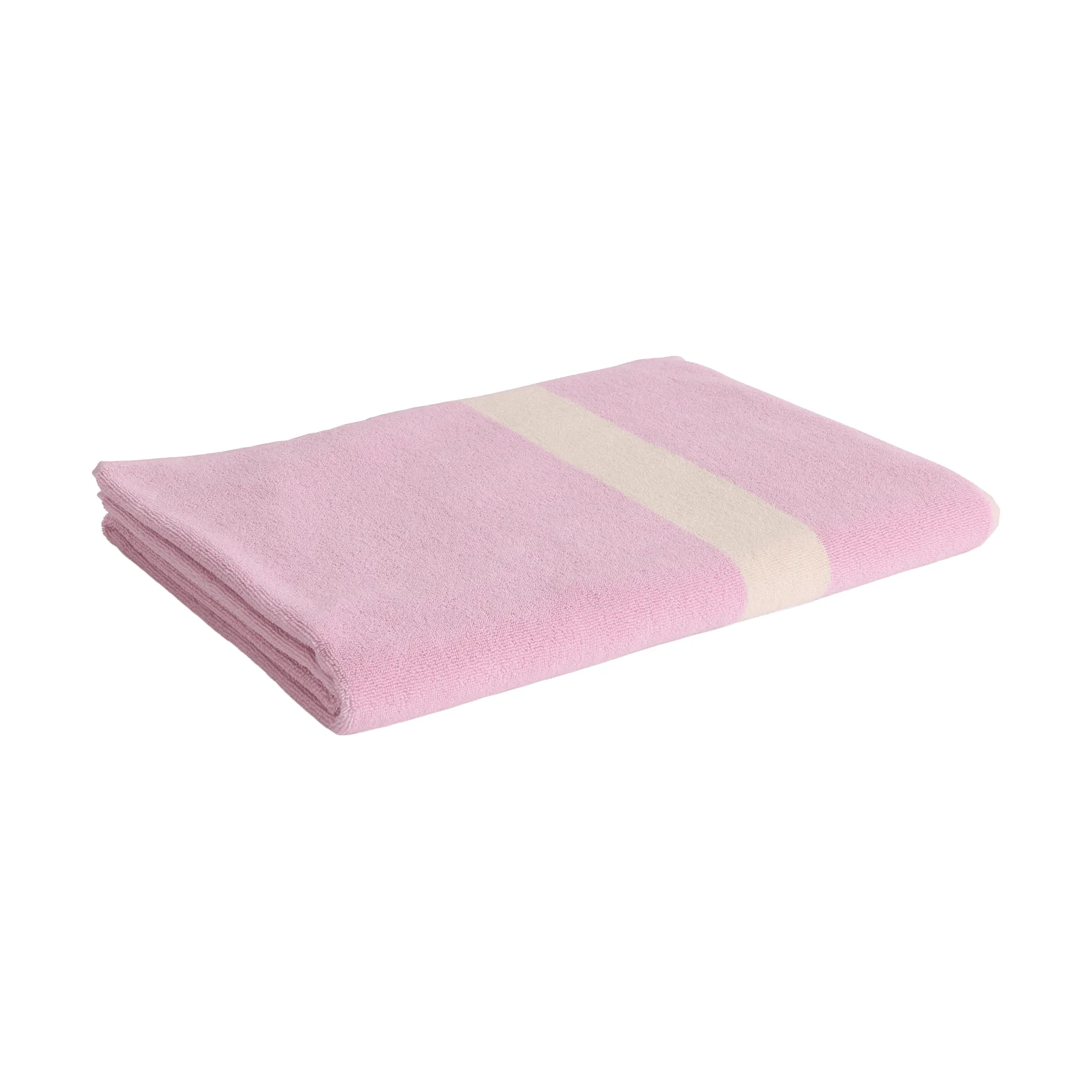Stripe towel, Cool pink, 100x150 cm HAY