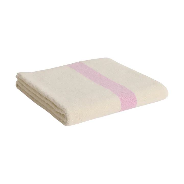 Stripe towel - Cool pink, 70x140 cm - HAY