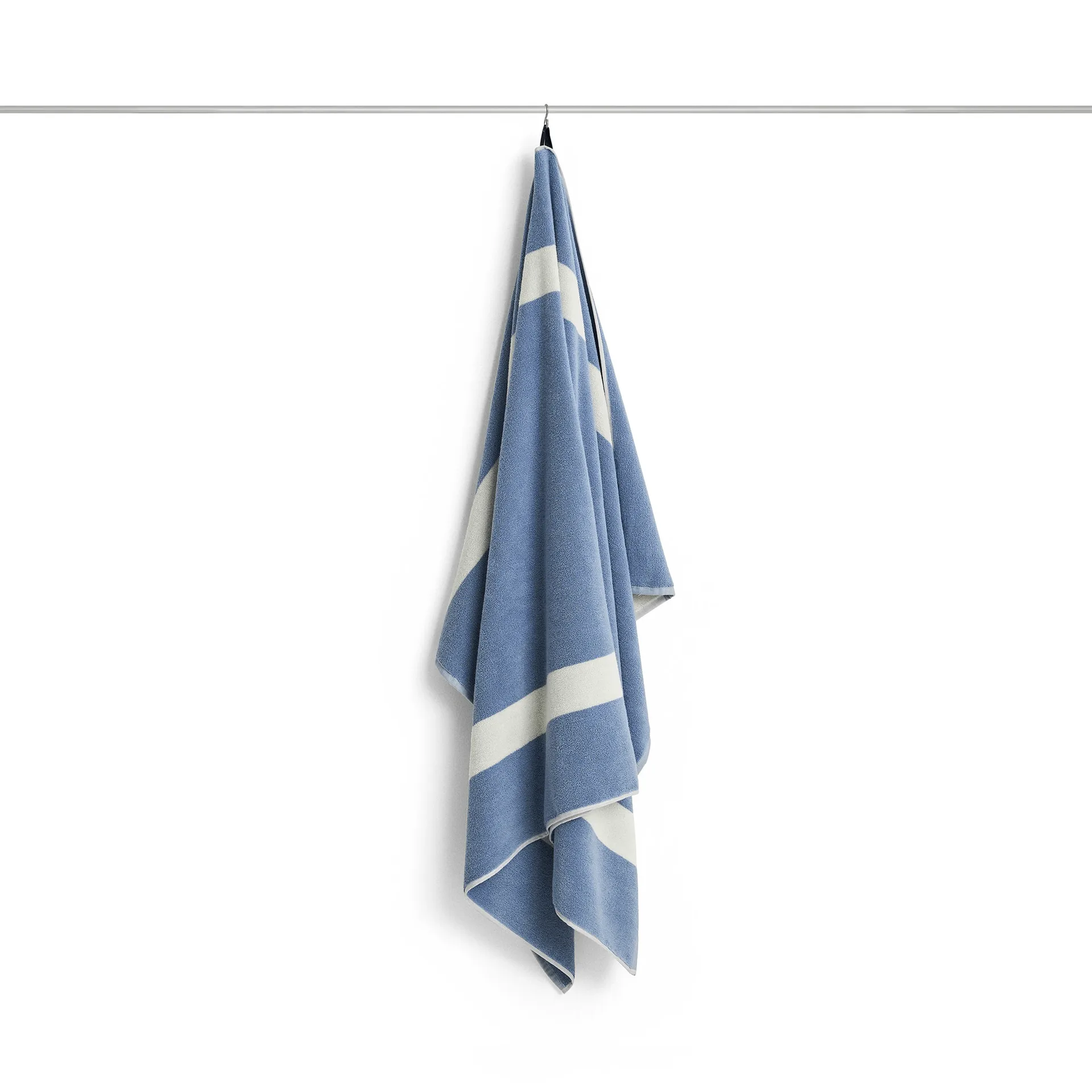 Stripe towel, Dusty blue, 100x150 cm HAY