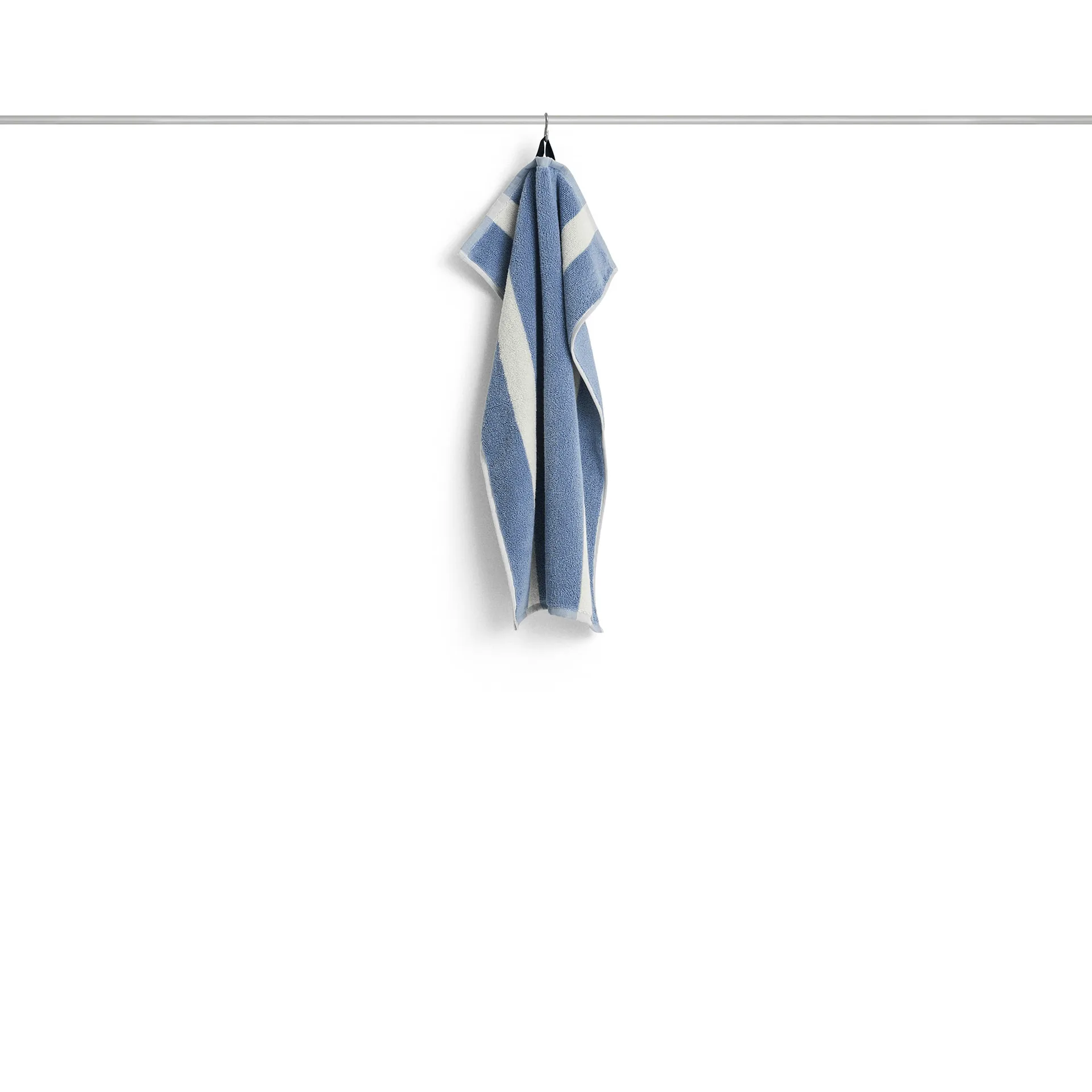 Stripe towel, Dusty blue, 40x60 cm HAY