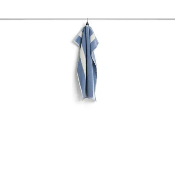 Stripe towel - Dusty blue, 40x60 cm - HAY