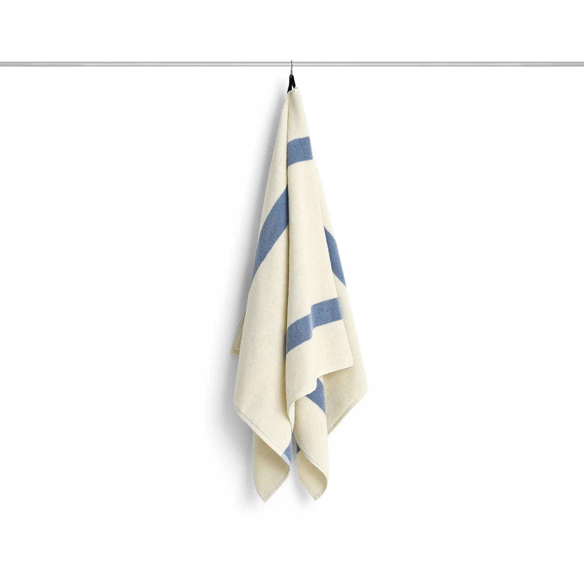 Stripe towel, Dusty blue, 70x140 cm HAY