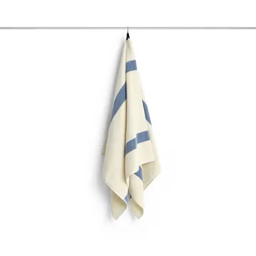 Stripe towel - Dusty blue, 70x140 cm - HAY