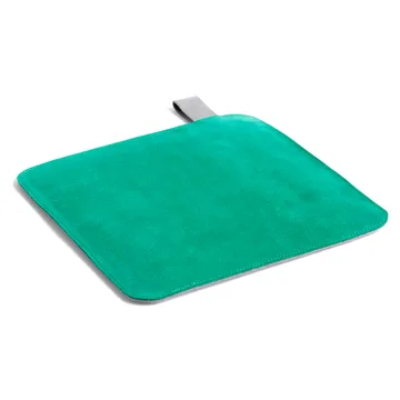 Suede oven mitt - green - HAY