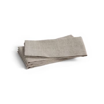 Tavolo placemat/napkin 4-pack - Soft beige - HAY