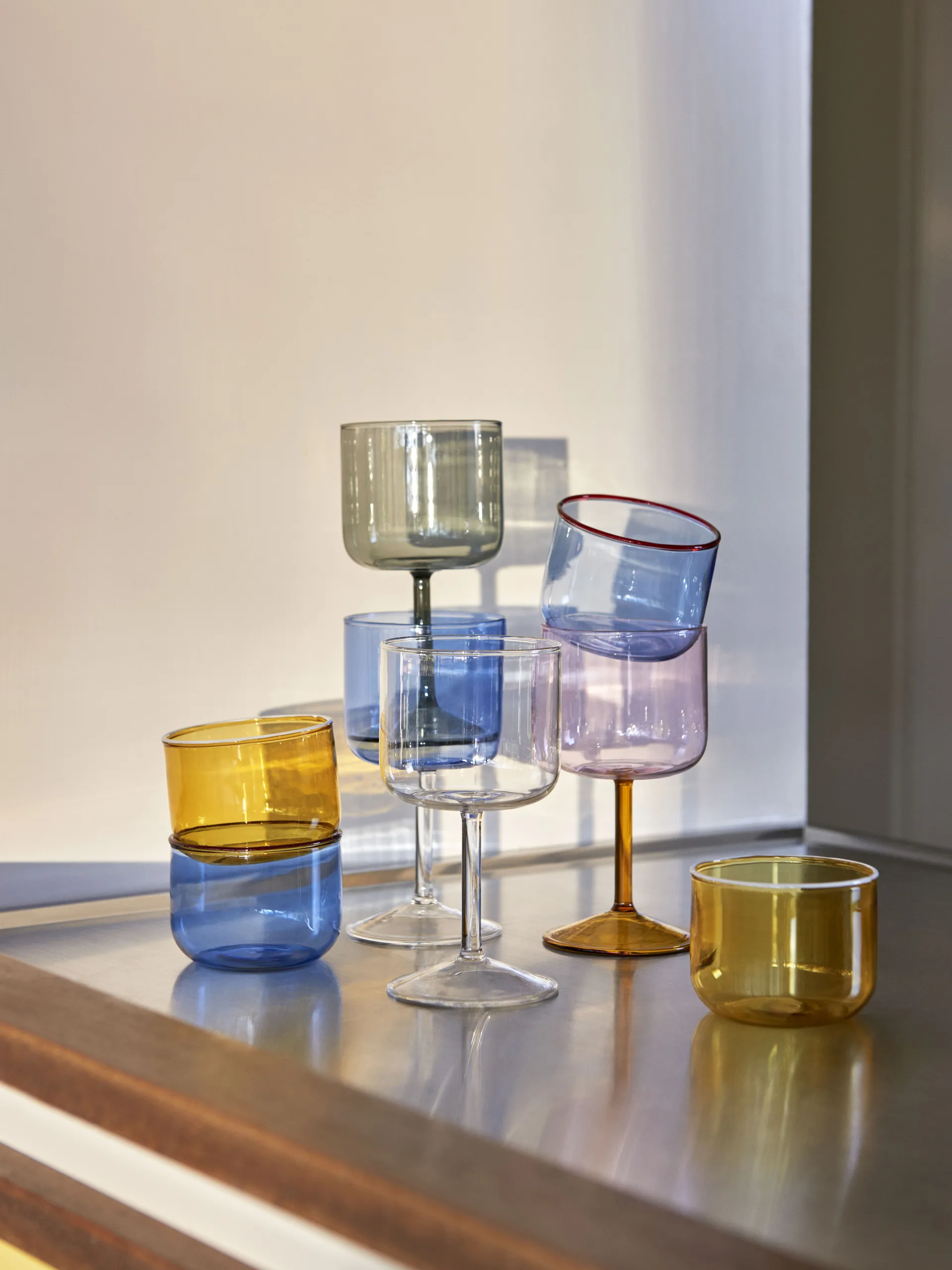 Tint wine glass 25 cl 2-pack, Clear HAY