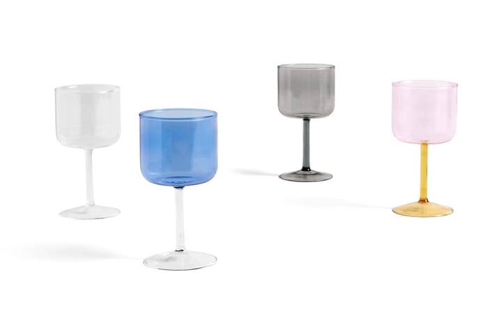 Tint wine glass 25 cl 2-pack, grey HAY