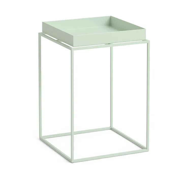 Tray Table medium side table - Soft mint, 30x30x44 cm - HAY
