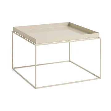 Tray Table medium side table - Warm beige, 60x60x39 cm - HAY