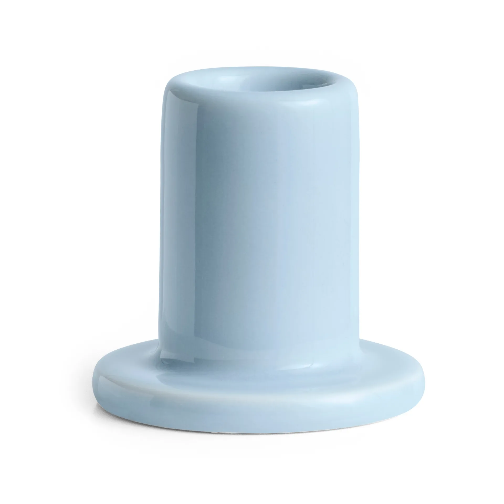 Tube candle stick 5 cm, Pale blue HAY