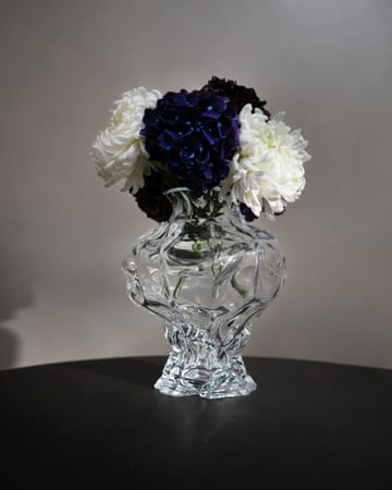 Ammonit vase 30 cm - Clear - Hein Studio