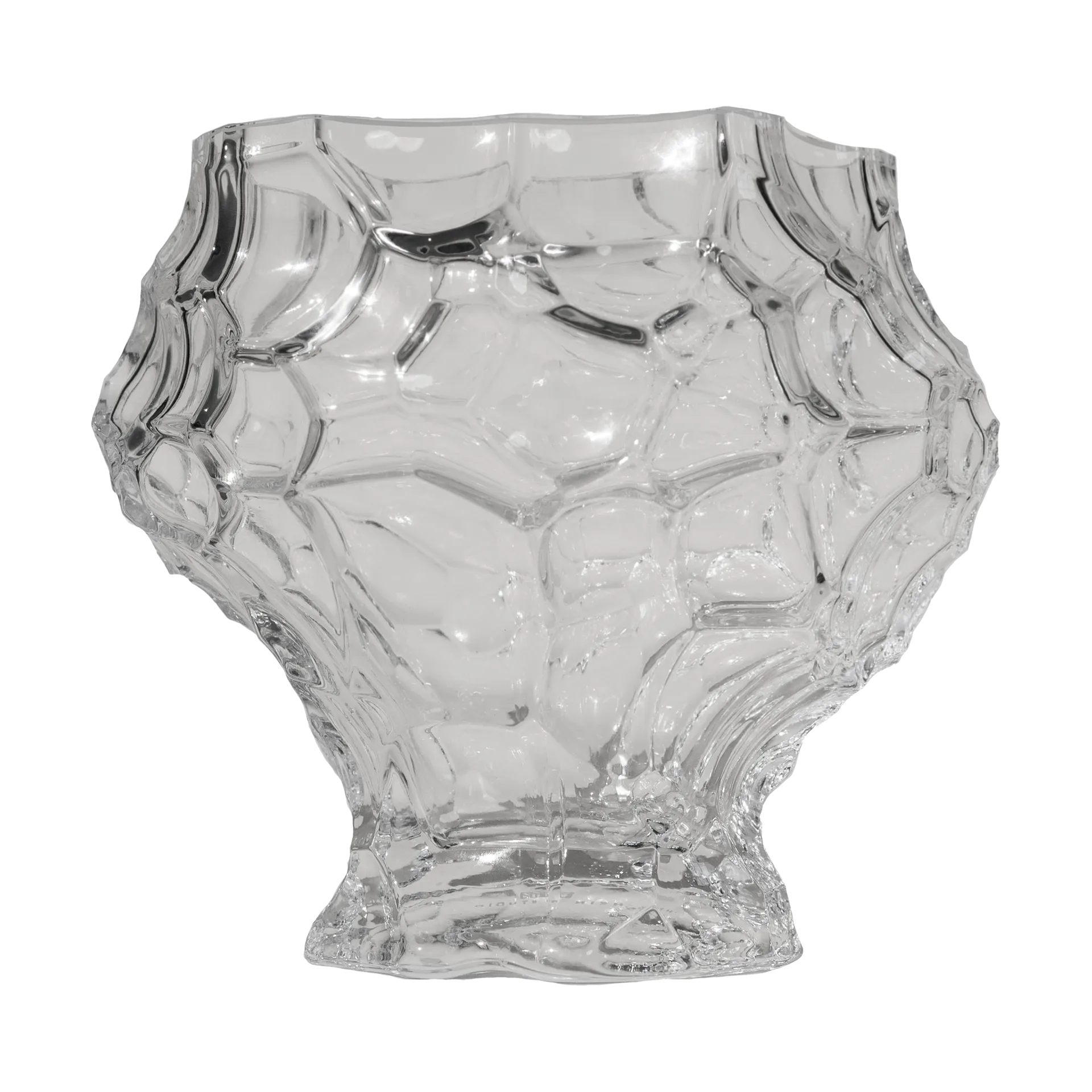 Canyon medium vase 18 cm, Clear Hein Studio
