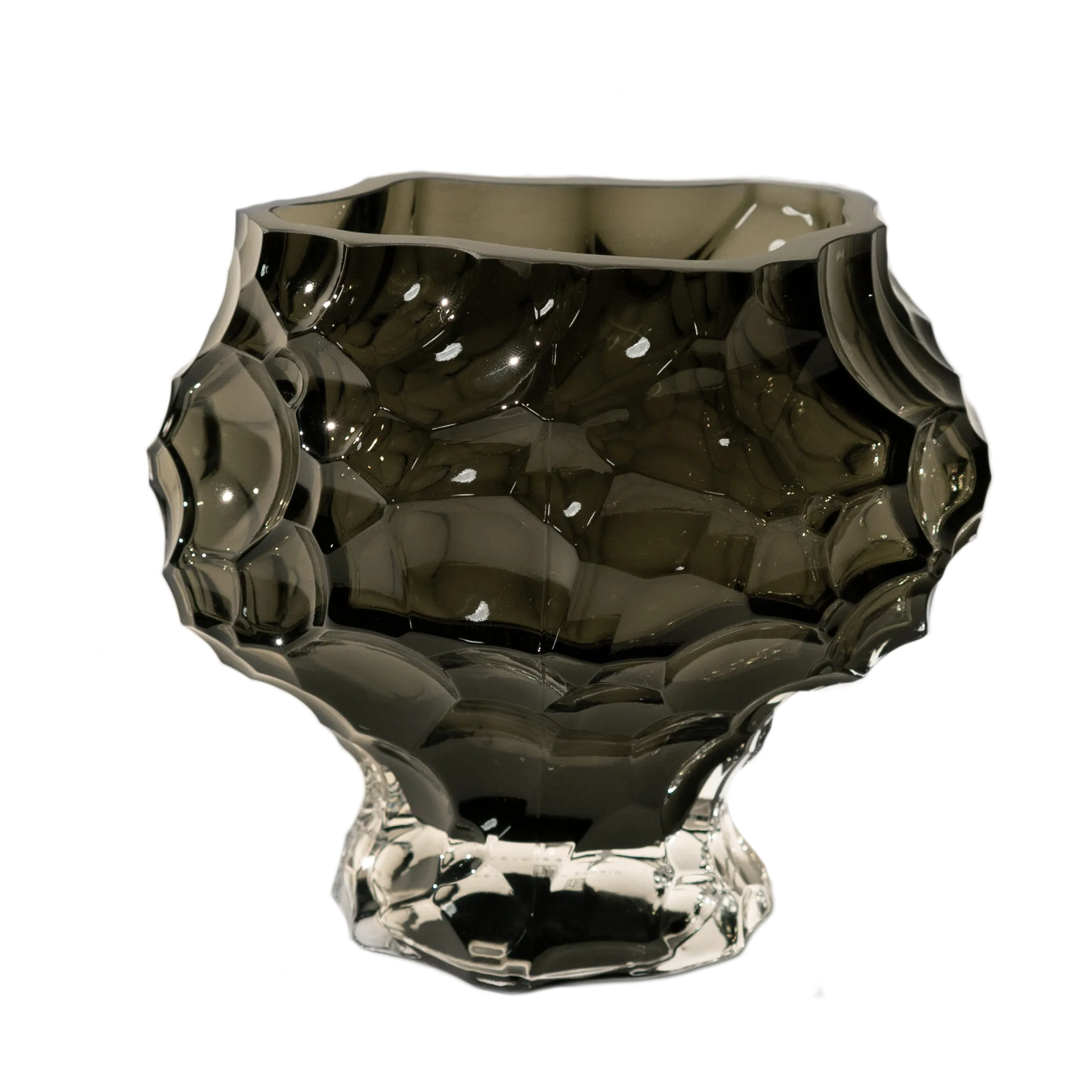 Canyon medium vase 18 cm, New smoke Hein Studio