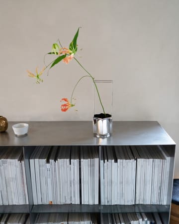 Ikebana vase 30 cm - Nickel - Hein Studio