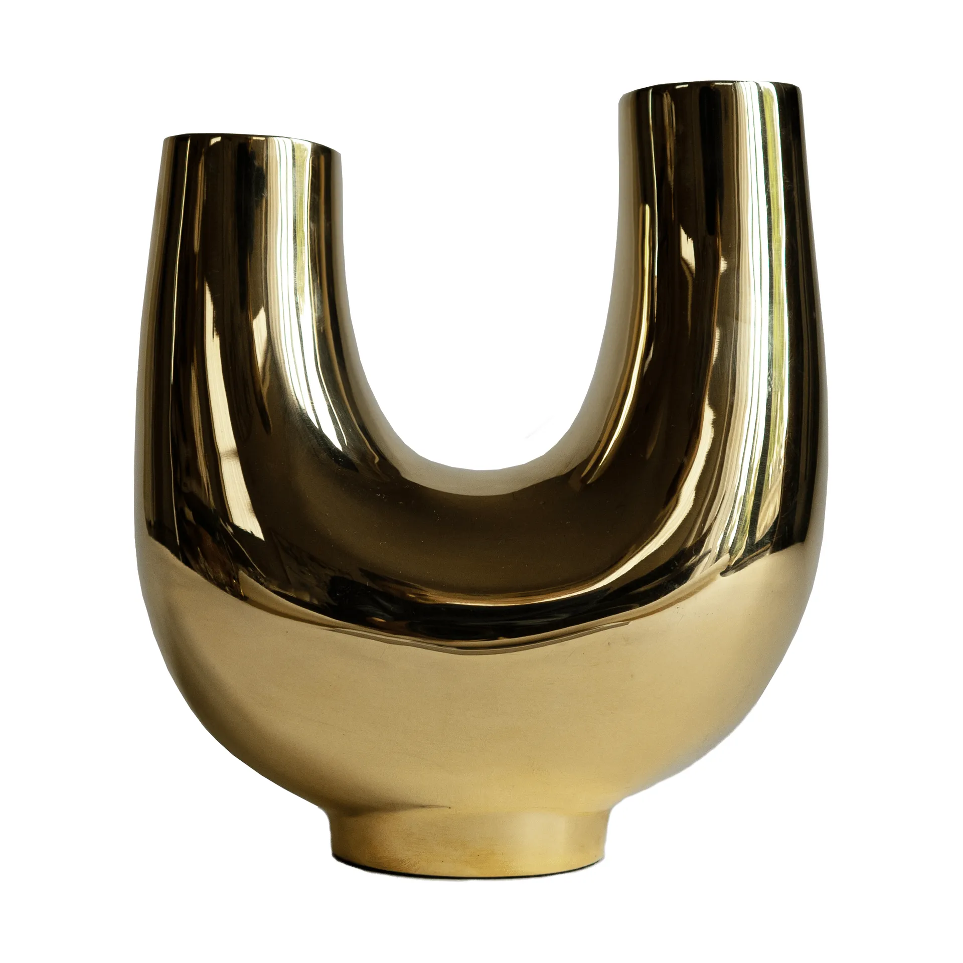 Kazumi vase, Brass Hein Studio