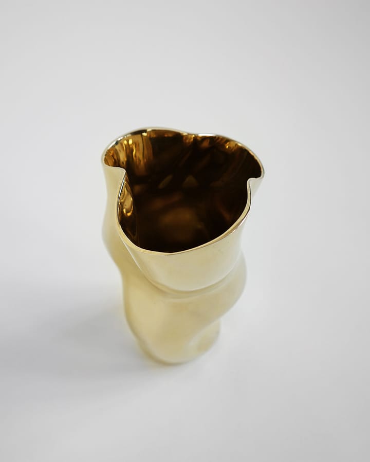 Ostrea 25 vase, Brass Hein Studio