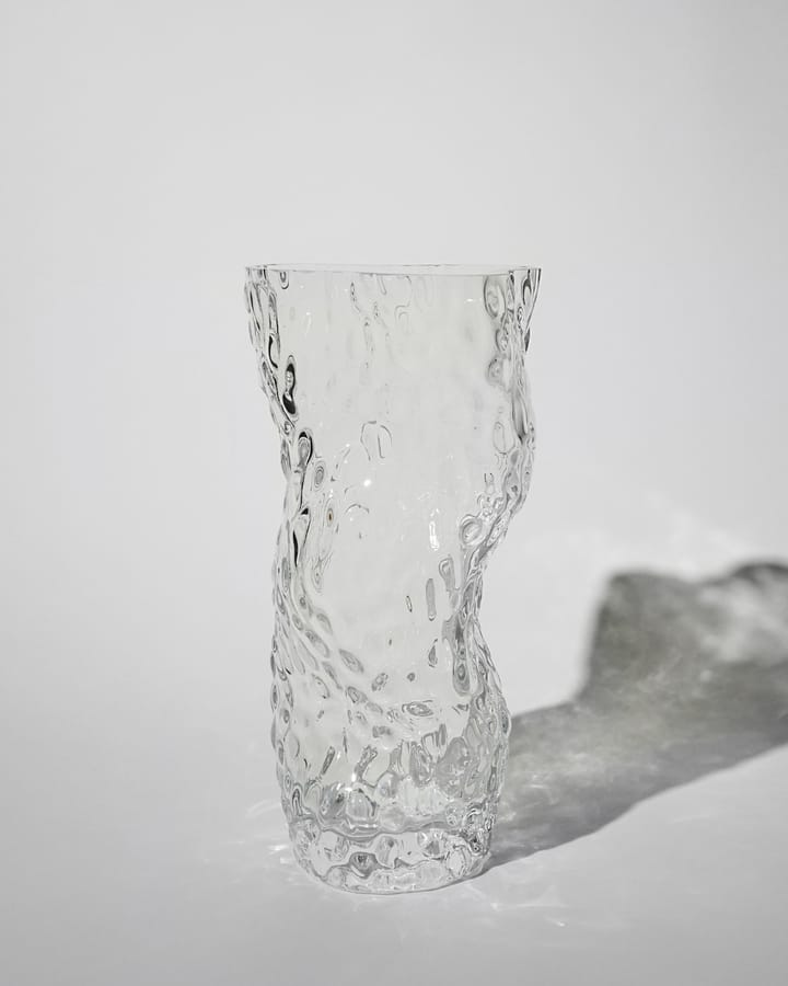 Ostrea Rock glass vase 30 cm, Clear Hein Studio