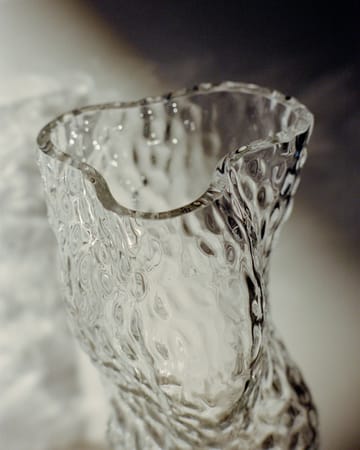 Ostrea Rock glass vase 30 cm - Clear - Hein Studio