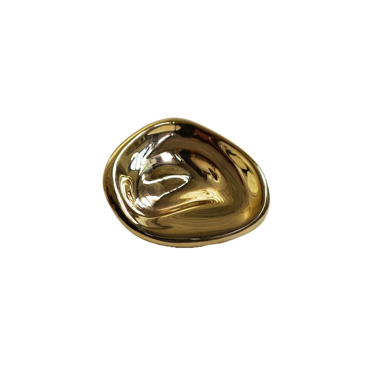 Ripple no. 01 small knob, Brass Hein Studio